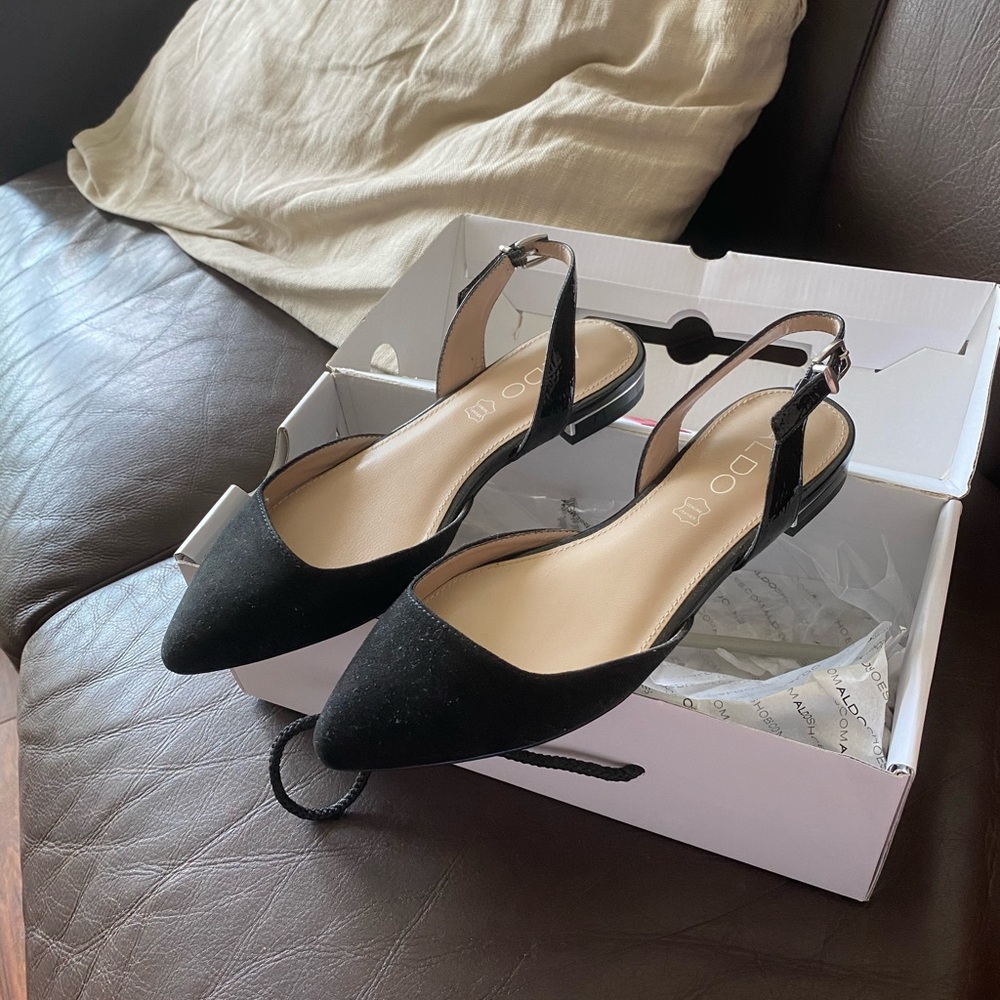 BNIB Aldo Winiger Sling backtoe spring time shoes